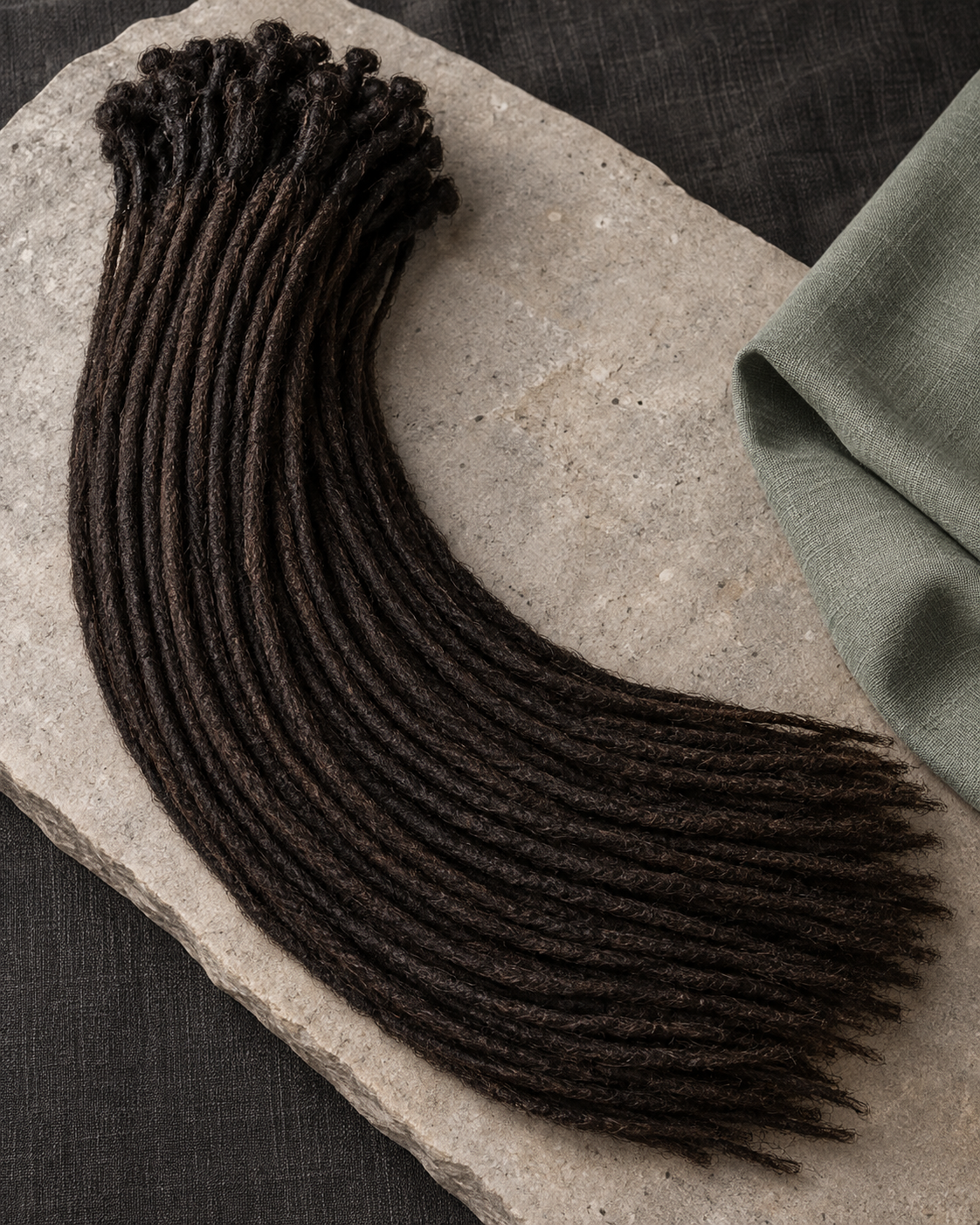 0.2 cm Natural Microloc Extensions